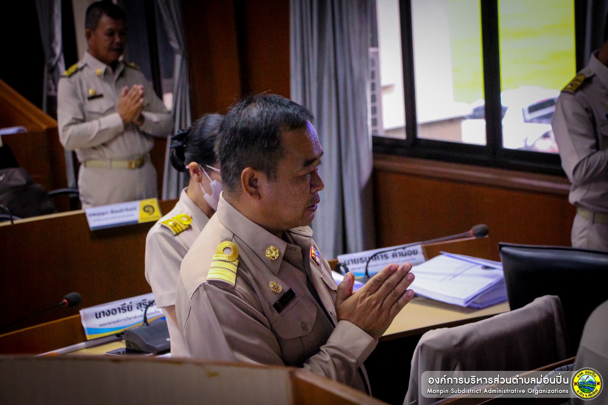 ประชุมสภาองค์การบริหารส่วนตำบลม่อนปิ่น สมัยสามัญที่ ๓ ครั้งที่ ๑