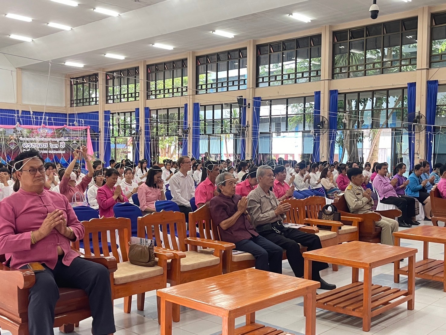 ร่วมพิธีถวายองค์ผ้าป่าสามัคคีโรงเรียนฝางชนูปถัมภ์