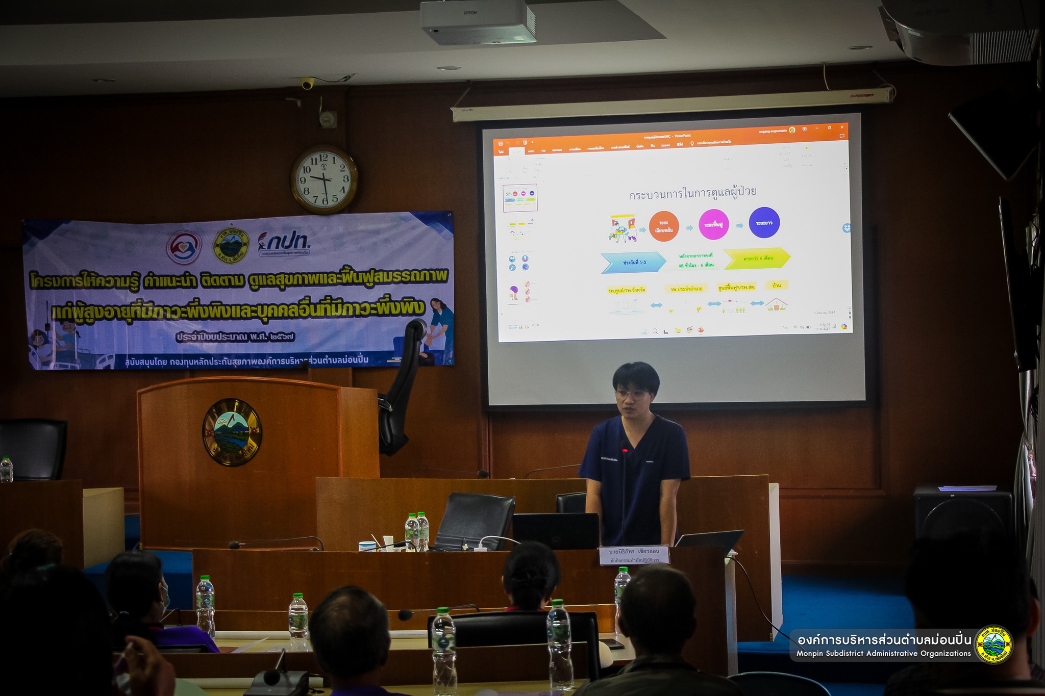 โครงการให้ความรู้ คำแนะนำ ติดตามดูแลสุขภาพ และฟื้นฟูสมรรถภาพแก่ผู้สูงอายุและบุคคลที่มีภาวะพึ่งพิง ประจำปีงบประมาณ พ.ศ. ๒๕๖๗