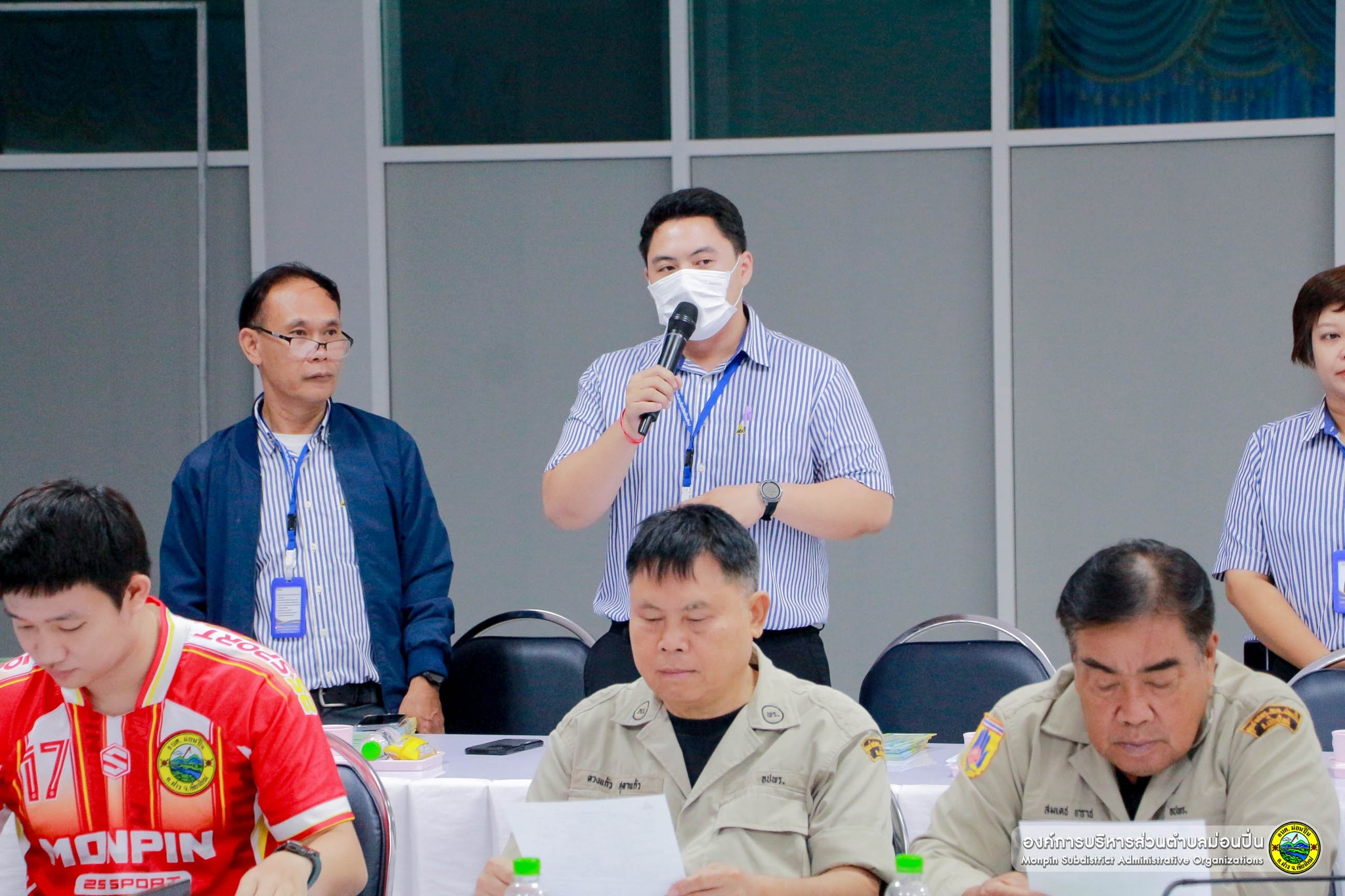  ประชุมอาสาสมัครป้องกันภัยฝ่ายพลเรือน อปพร.ตำบลม่อนปิ่น ครั้งที่ 1