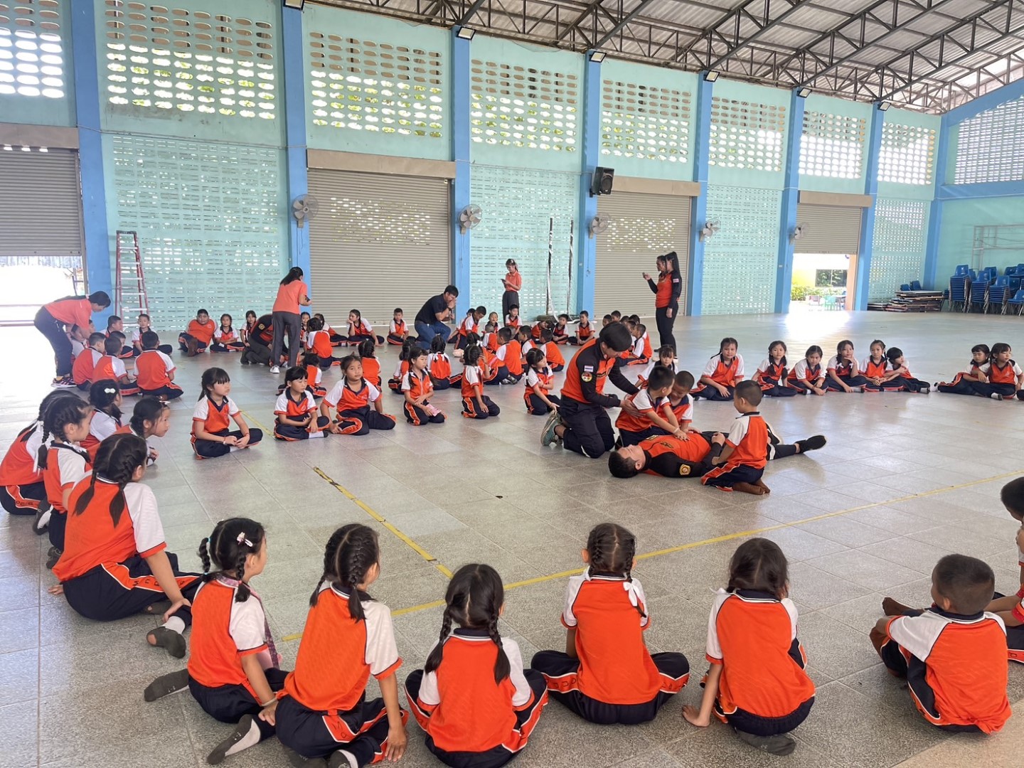  โครงการลดการเสียชีวิตจากการจมน้ำ "หลักสูตรตะโกน โยน ยื่น"