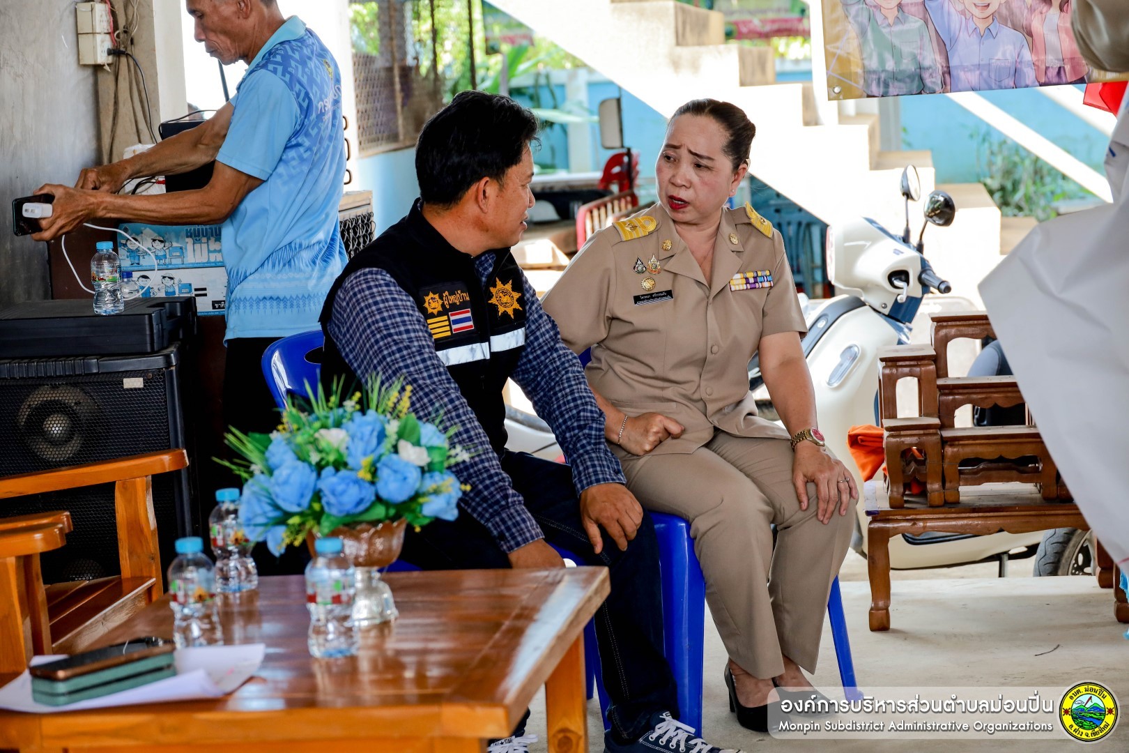 ภาพประกอบ  ประชุมเวทีประชาคมระดับหมู่บ้าน 2569 หมู่ 1