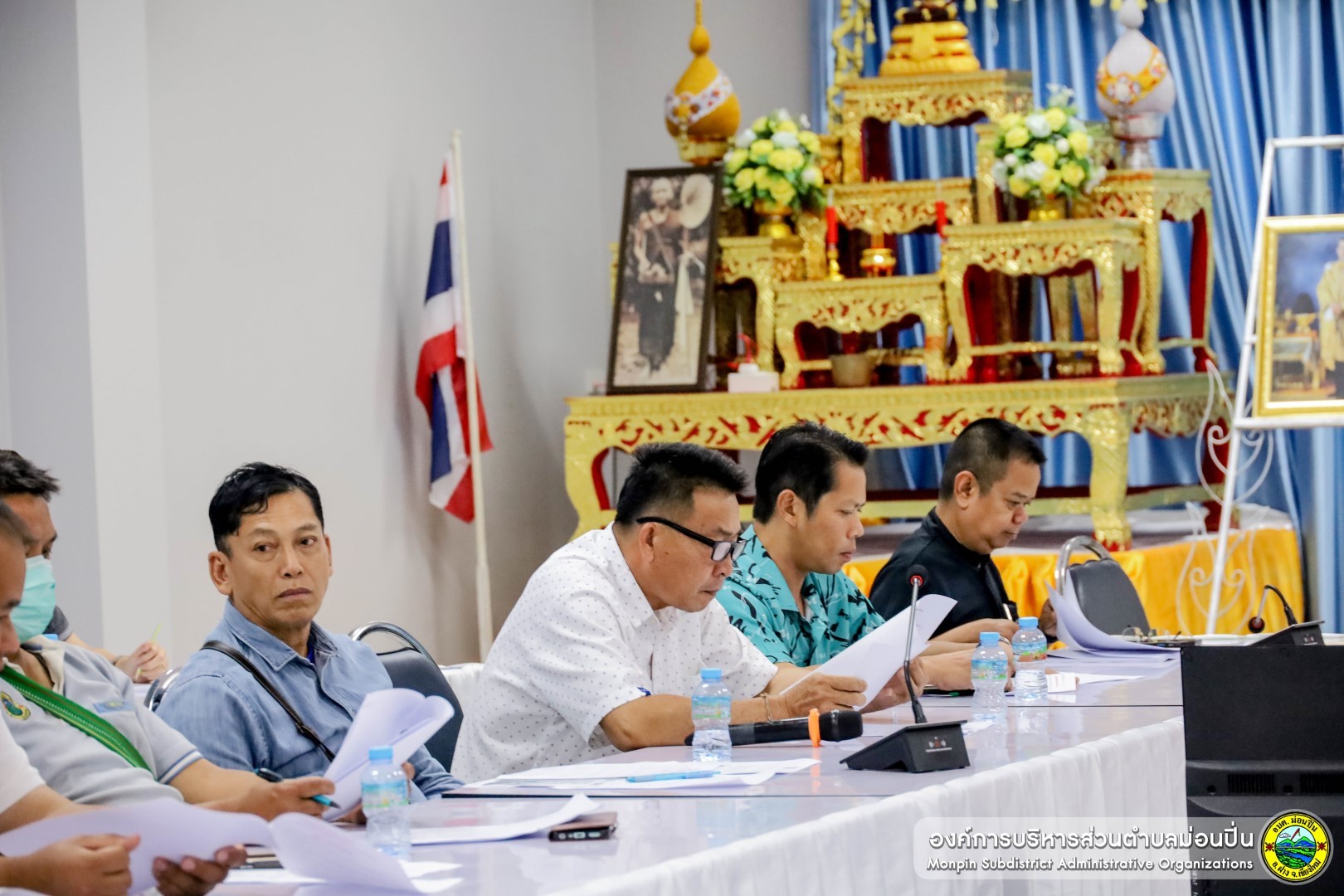 ภาพประกอบ  ประชุมเตรียมความพร้อมจัดโครงการวันเกษตรตำบลม่อนปิ่น ประจำปี 2569